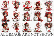 Whimsical Easter Fairy Clipart PNG, an Illustration by Canvas Craft (Thumbnail 3 of 7)
