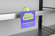Wobbler Shelf Talker Mockup Square, an Advertising Mockup by Farabion Studio (Thumbnail 1 of 2)