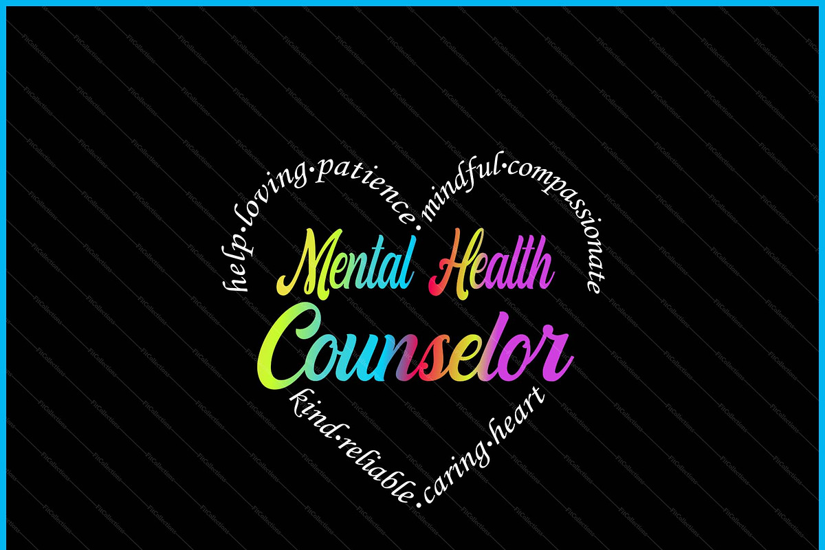 Mental Health Counselor Heart Rainbo, a Graphic by Creativeusart (Photo 2 of 4)