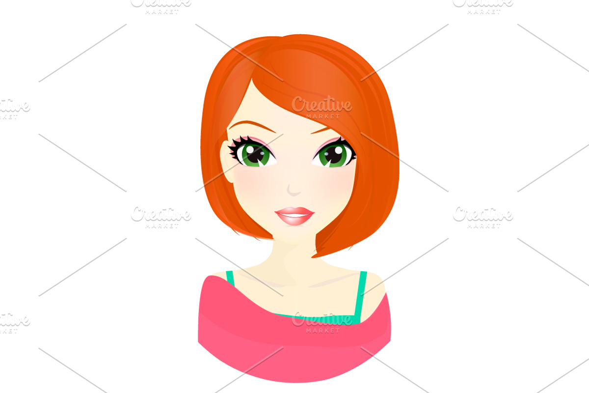 3 Different Pretty Girls, an Illustration by lavinialorena (Photo 3 of 4)
