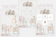 Kids Room Wall/Frame Mock Up 15, a Print Template by Whimsicality (Thumbnail 3 of 6)