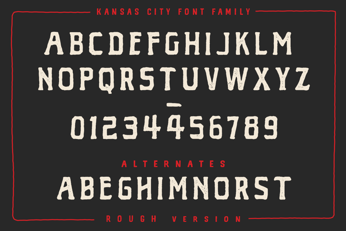 Kansas City - Font Family preview 6