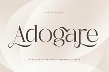 Adogare Modern Serif Font