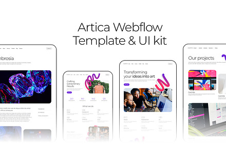 Artica // Digital Agency Website