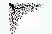 50 Tree Branch Corner Silhouette, a Decorative Illustration by Amazin_art (Thumbnail 39 of 46)