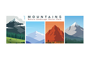 8 Mountain Nature Landscape Vector, a Sport Illustration by jongcreative (Thumbnail 2 of 3)