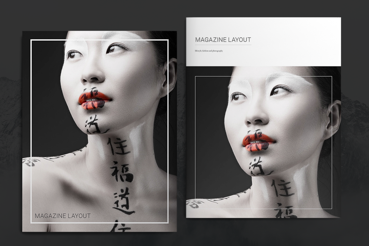 Black Magazine Layout, a Magazine Template by Boris Cupac (Photo 12 of 12)