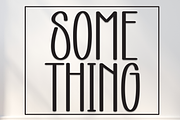 Some Thing | Script Font, a Script Font by Scratchones (Thumbnail 1 of 8)
