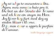 Pedrera family, a Script Font by Etewut (Thumbnail 7 of 10)