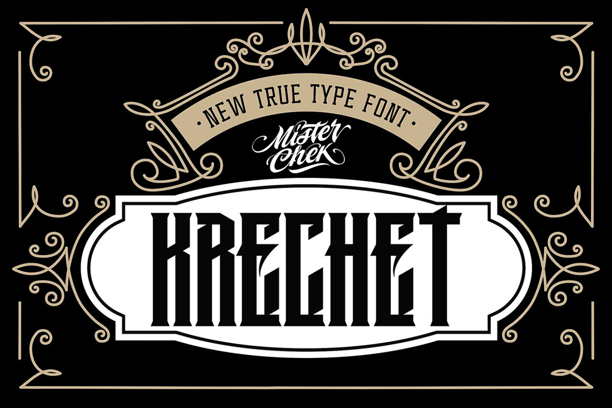 Krechet font