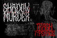 SHADOW MURDER – Trash Metal Font