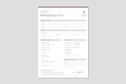 Member Registration Form Template, a Stationery Template by BrandPacks (Thumbnail 2 of 6)