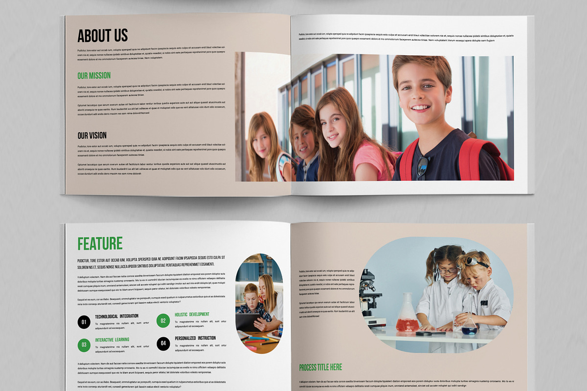 Education Brochure Landscape, a Brochure Template by ContestDesign (Photo 3 of 5)