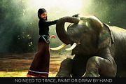 Airbrush Poster Photoshop Action, an Action Add-On by Dene Studios (Thumbnail 13 of 15)