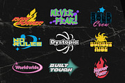 Y2K Streetwear Stickers & Badges, an Object Graphic by Neodivisu (Thumbnail 3 of 7)