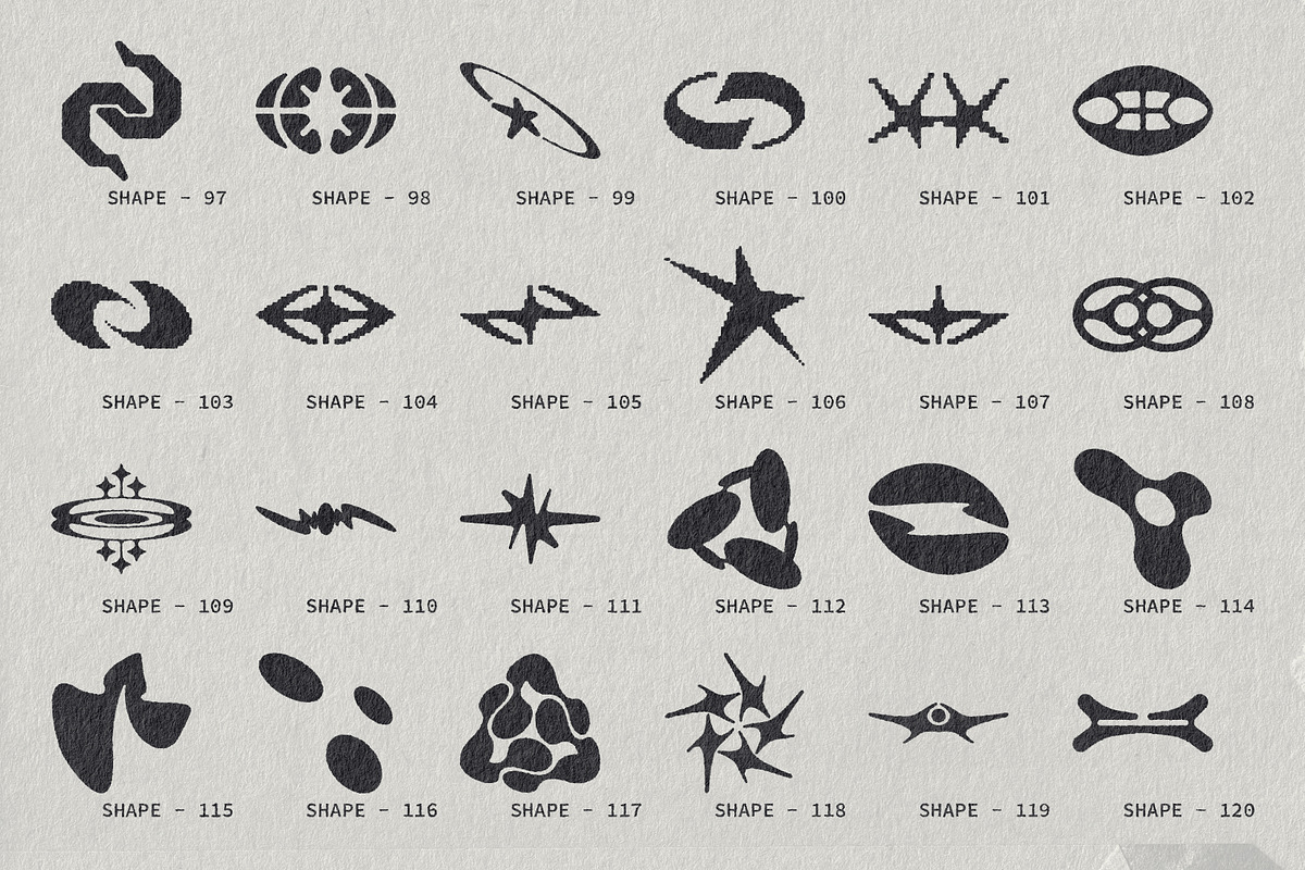 CyberForm Shapes Collection, a Graphic by Vanzyst (Photo 6 of 7)