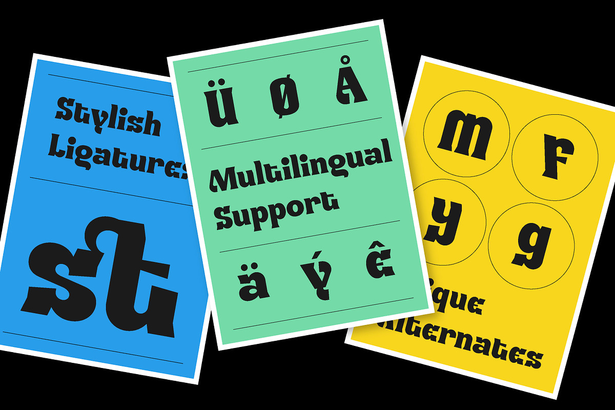 AO Gloria - Display Font, a Font by OwunStudio (Photo 2 of 21)