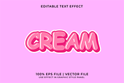 Cute Cream Text Effects Bundle, a Layer Style Add-On by WM48 Shop (Thumbnail 4 of 10)