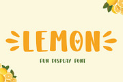 Lemon - Kids Font, a Handwritten Font by Mozatype (Thumbnail 1 of 7)