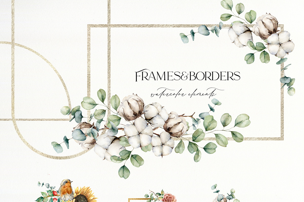 Autumn spirit Watercolor fall flower, a Decorative Illustration by Yuliya Derbisheva (Photo 5 of 11)