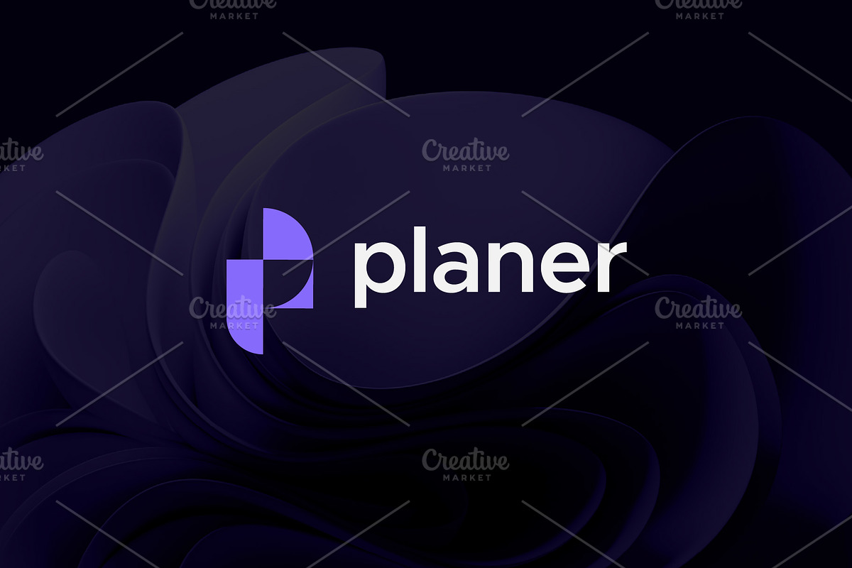 P Letter Monogram Symbol Logo Design, a Branding & Logo Template by Amadul11 (Photo 2 of 4)
