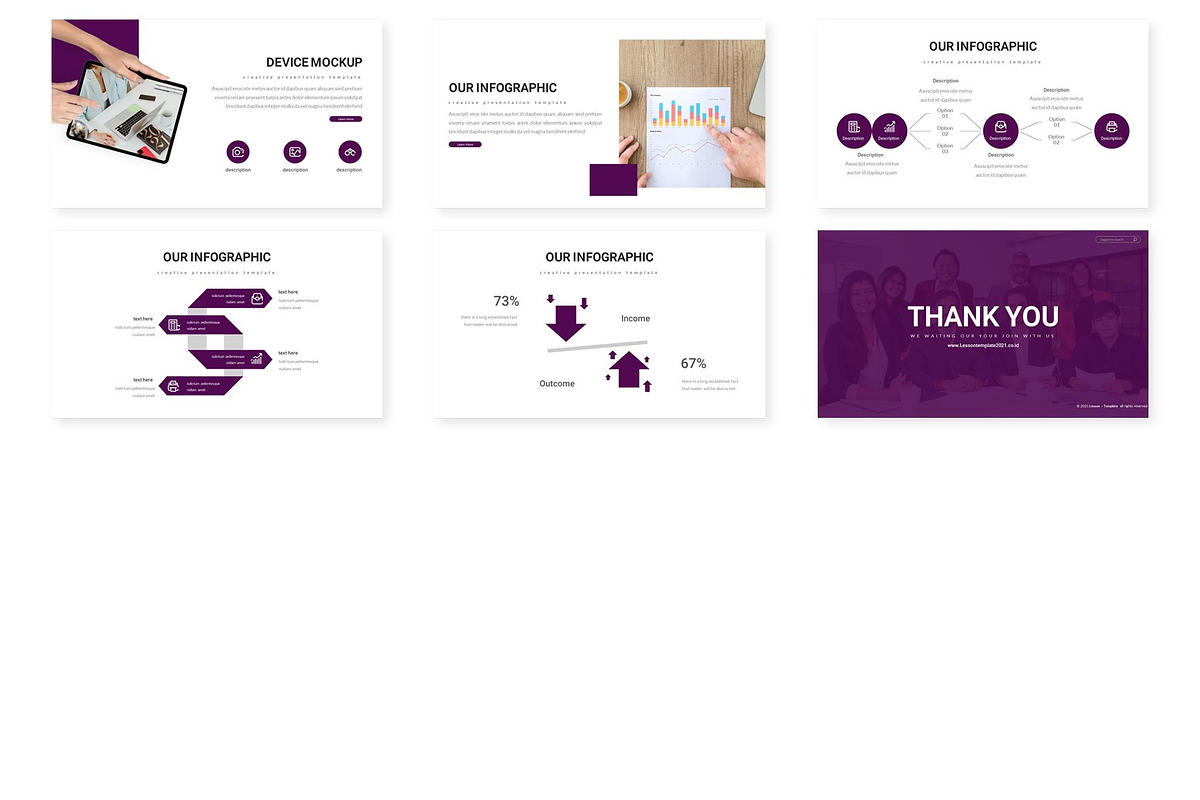 Lesson - Powerpoint Template, a Presentation Template by AQR Studio