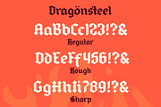 Dragönsteel — Modern-ish blackletter, a Blackletter Font by SimpleBits® (Thumbnail 3 of 6)