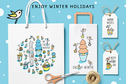 ENJOY WINTER | DESIGN SET, an Animal Illustration by CATMINT (Thumbnail 4 of 8)