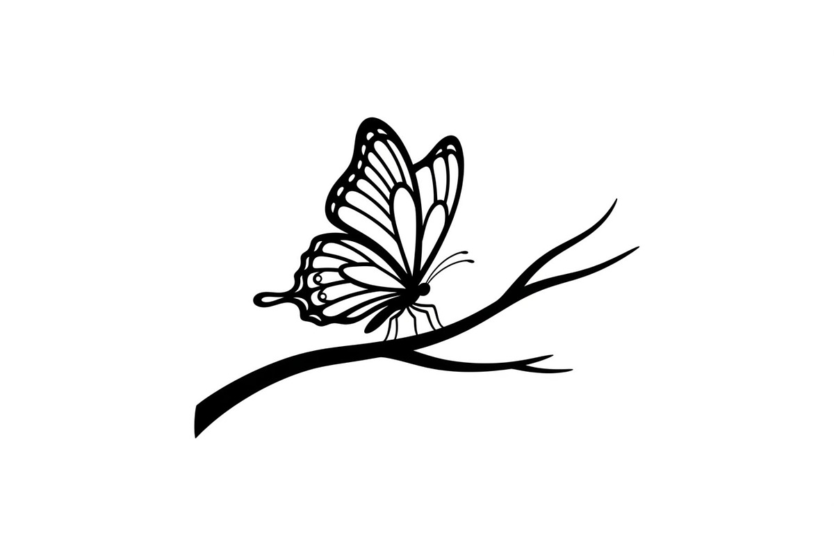 Butterfly Branch SVG Bundle, an Illustration by Creativeshirt (Photo 12 of 31)