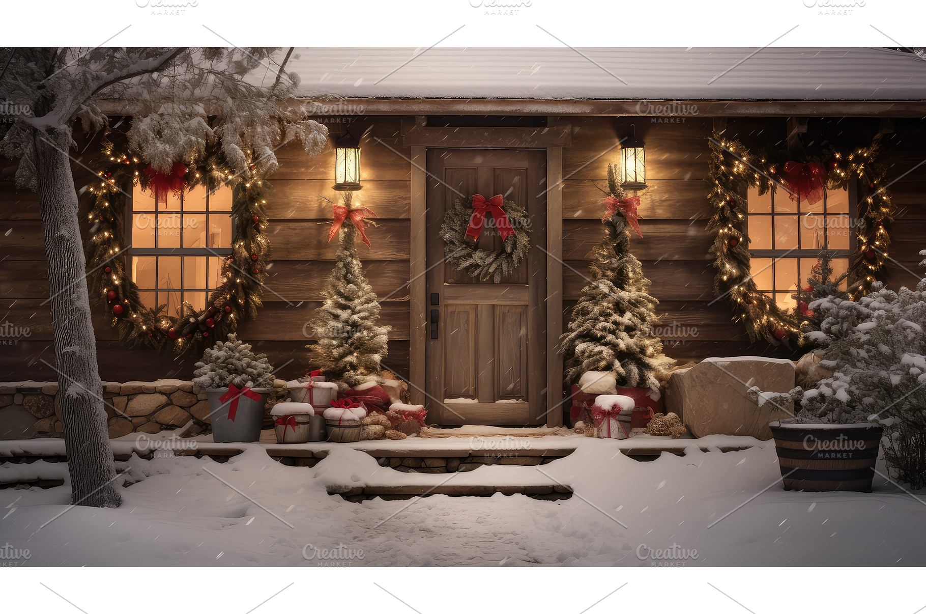 nature holiday rustic ai generated, a Holiday Photo by pikepicture