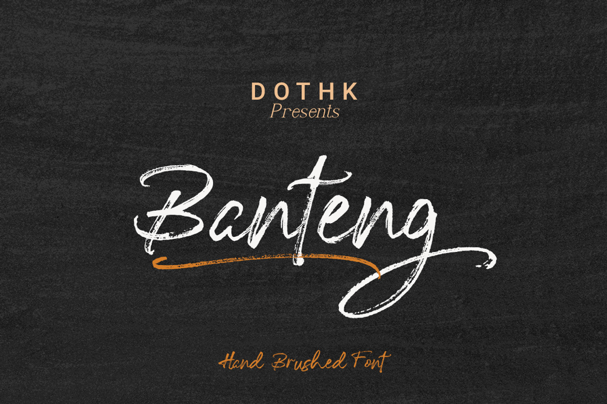 Banteng script, a Script Font by ALIVECREATIVE (Photo 4 of 4)