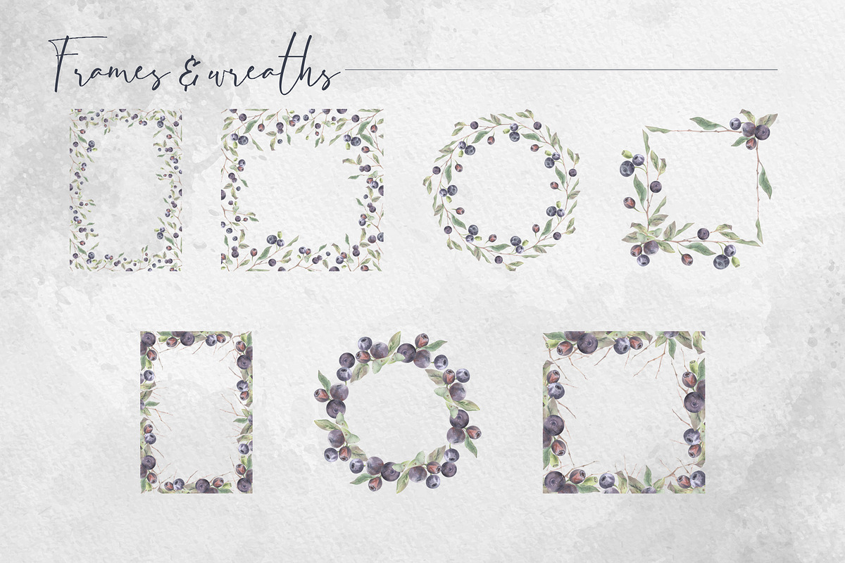 Forest huckleberry berries, a Food Illustration by MsFlaffy (Photo 7 of 11)
