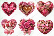Valentine Chocolate Clipart Bundle, an Illustration by Creative Art (Thumbnail 3 of 9)
