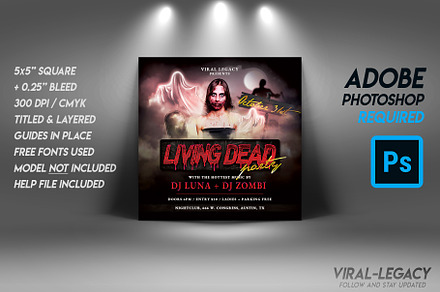 Halloween Party Flyer Template