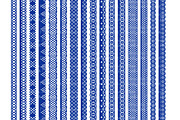 Royal Blue Lace Clipart Borders, an Illustration by Amanda Ilkov (Thumbnail 5 of 5)