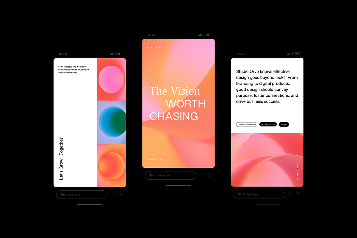 Minimalist Gradient Social Media Kit, a Social Media Template by Studio Provo (Photo 5 of 7)