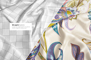Silk Closeup Mockup Set, a Print Template by WebAndCat (Thumbnail 6 of 7)