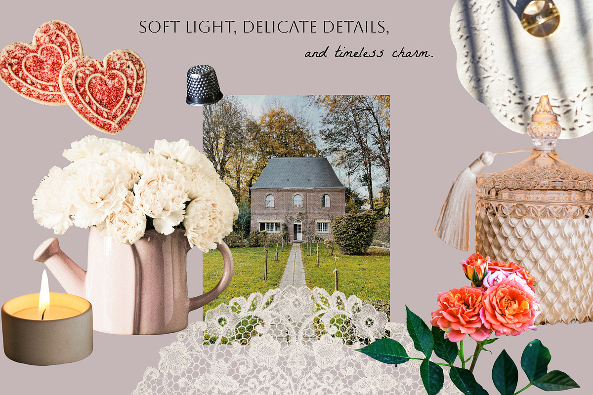 Romantic Maison: Porcelain Collage, an Object Graphic by Anzhelika (Photo 6 of 12)