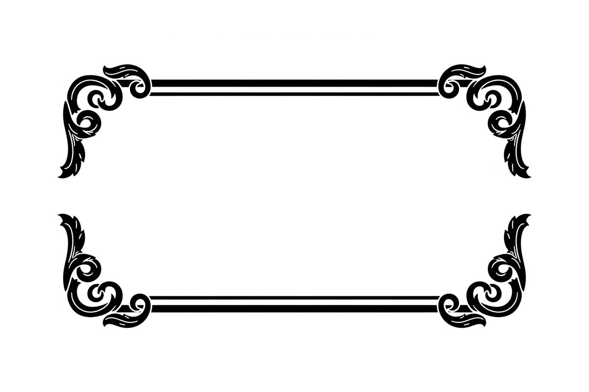 Classic Border Frame SVG Bundle, an Illustration by yasushie (Photo 4 of 28)