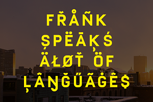 Frank - Display Sans With 20 Fonts