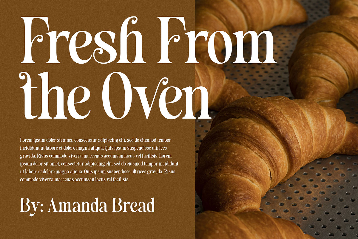 Blenisa Modern Beautiful Font, a Serif Font by RantautypeStudio (Photo 4 of 17)