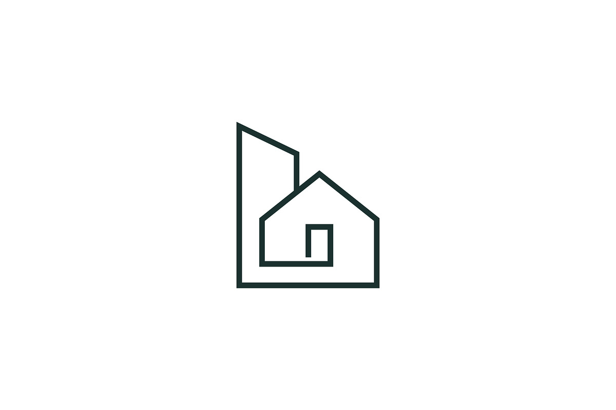 Real Estate Modern Minimal Logo, a Branding & Logo Template by Your Choice Art