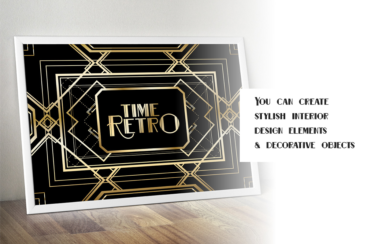 Set Art Deco Frames [vector graphic], an Object Graphic by ArtemKovalenco (Photo 4 of 5)
