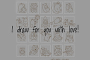Capybara Space Clipart Set, an Education Illustration by Palau (Thumbnail 7 of 10)
