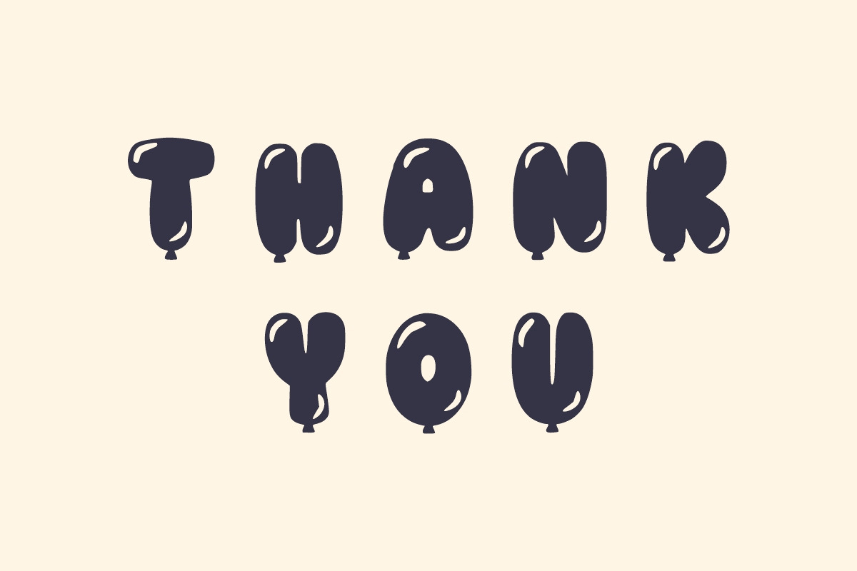 Color Party Cartoon Bubble font, a Handwritten Font by Fourteen Letter (Photo 6 of 6)