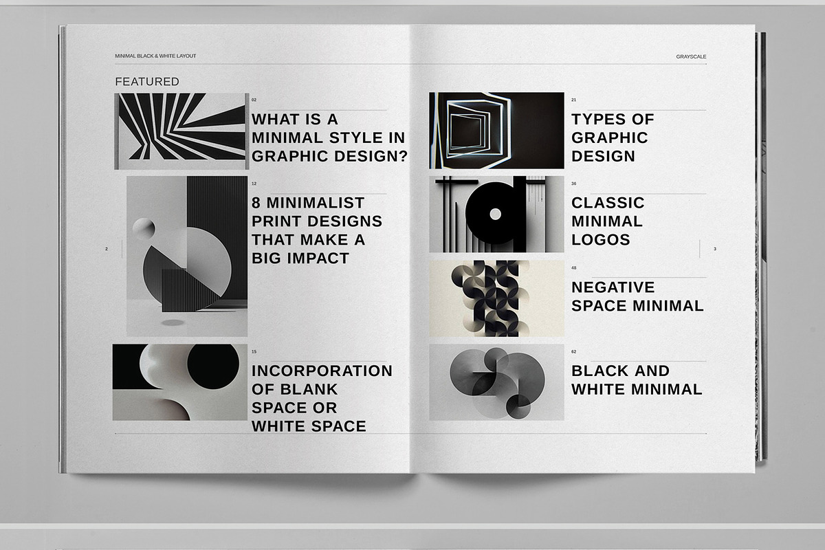 Grayscale Lifestyle Brochure, a Brochure Template by Boris Cupac (Photo 3 of 7)