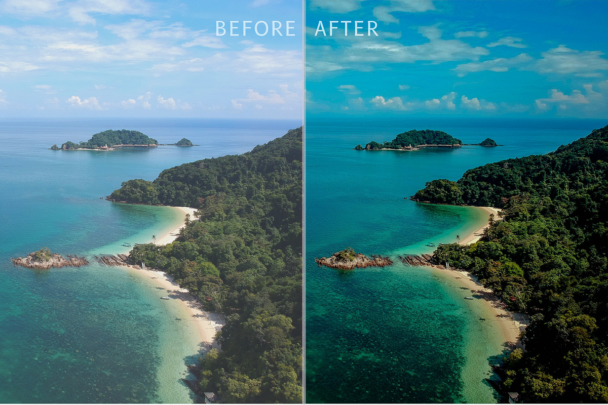 20 Travel Lightroom Presets Bundle, an Action Add-On by RamsaGraphi (Photo 7 of 10)