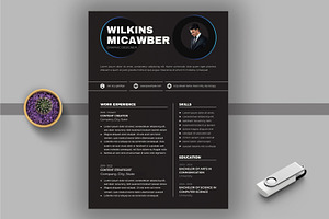 Resume Design Template, a Resume Template by MightyDesign