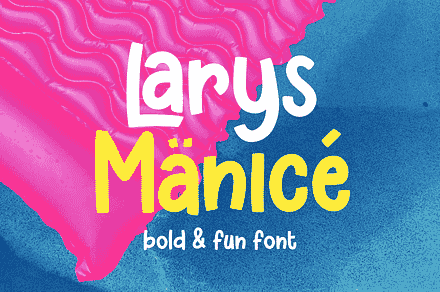 Larys Manice | Fun Font