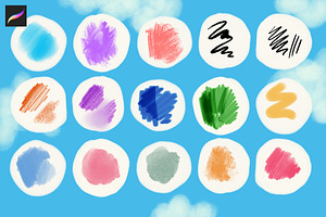 My First Paintbox Procreate Brushes